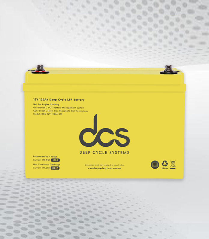 batterie à décharge profonde de 12 volts 100ah